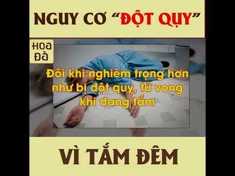 Nguy Cơ Đột Qụy Vì Tắm Đêm và Cách Ngăn Chặn