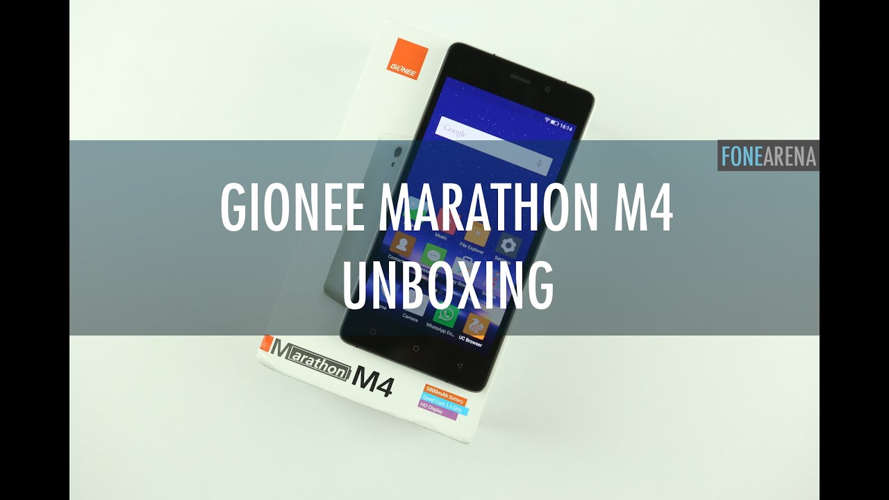Gionee Marathon M4 Unboxing