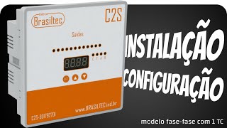 Como programar um CONTROLADOR DE FATOR DE POTÊNCIA com leitura monofásica da Brasiltec