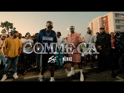 Poster  Comme Ça Lyrics – SAF x Ninho 