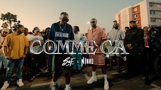 Poster  Comme Ça Lyrics – SAF x Ninho 