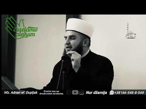musliman ne smije da laže! // hfz. Adnan ef. Dupljak