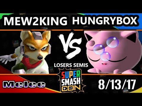 Smash Con 2017 SSBM - Liquid`Hungrybox (Jigglypuff) Vs. FOX MVG | M2K (Fox) Smash Melee LS