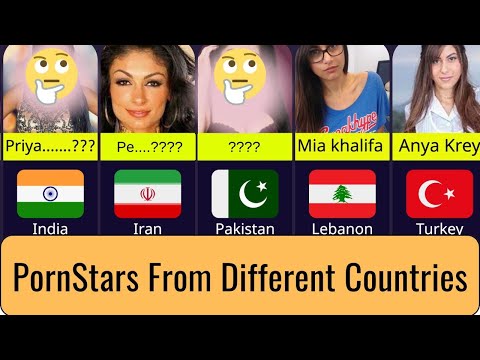 Adult Actress From Different Countries | Comparison video |