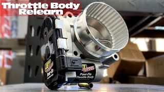 Throttle Body Operating Relearn Process