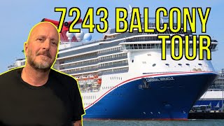 Carnival Miracle Balcony Cabin 7243