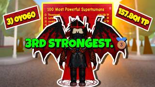 (150Qi+) PLAYING ON 3RD ON LEADERBOARD'S ACCOUNT - Super Power Training Simulator - Roblox