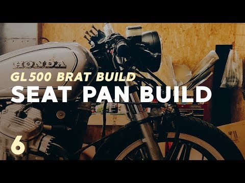 GL500 BRAT BUILD SERIES VID 6 Seat Pan Build #gl500 #custom #gl500brat #gl500cafe #sporty #cx500 #HD