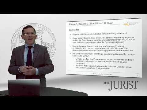 Fristwahrung & Wiedereinsetzung im elektronischen Rechtsverkehr - BVerwG, Beschluss vom 25.09.2023