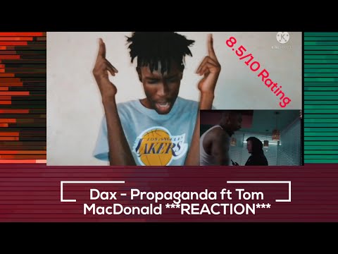 Dax - Propaganda ***REACTION*** Ft Tom MacDonald | #reaction #dax #tommacdonald #hog #hangovergang