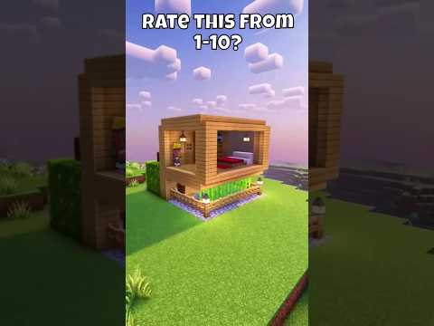 INSANE Minecraft Wooden House Transformation! 😱 #shorts