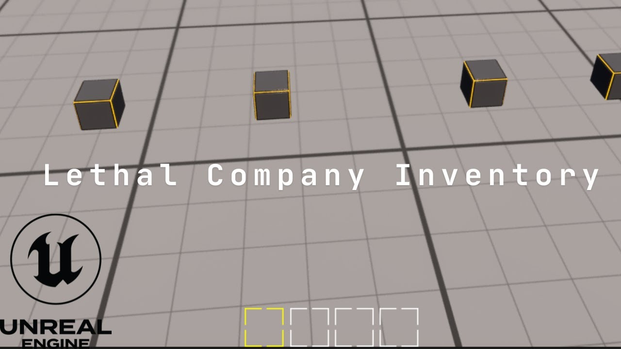 Unreal Engine - Lethal Company inspired inventory
