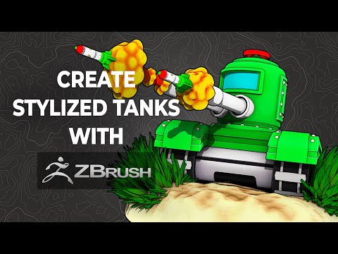 Create Stylized Tanks with ZBrush - ZModeler, Deformers, BPR Filters & More in Action!
