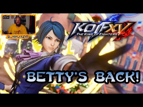 BETTY'S BACK! | B_Ninja REACTS! | The King Of Fighters XV | Elisabeth Blanctorche Trailer Reaction