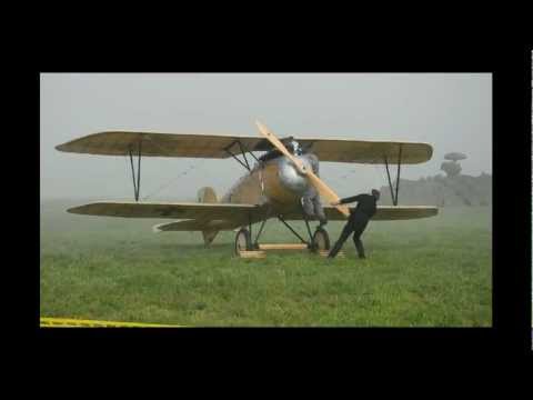 Albatros DIII Doppeldecker -  Motorstart  2012