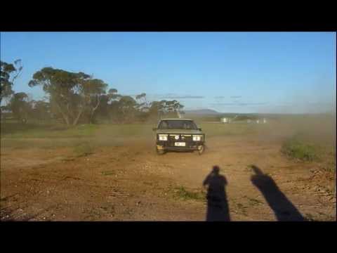 Ford XD Falcon Burnouts And Drifting Open Exhaust Australia