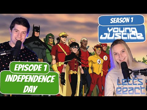 A SUPERMAN CLONE!? | Young Justice Season 1 Reaction | Episode 1, "Independence Day"