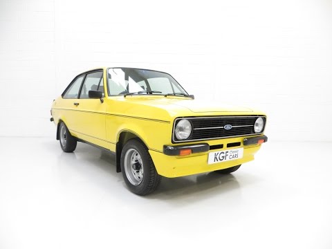 An Iconic, Very Rare Mk2 Ford Escort RS Mexico in Show Condition - SOLD!