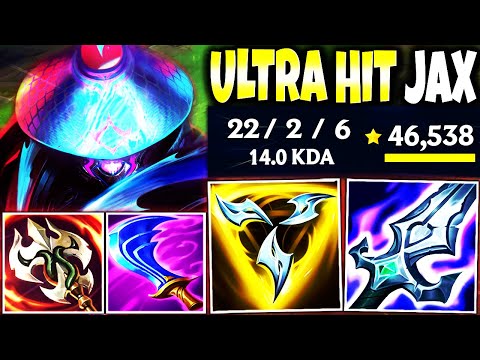 My ULTRA JAX ON-HIT Build is UNSTOPPABLE ~ Damage, Sustain And DESTRUCTION 🔥 LoL Jax s13 Gameplay