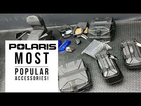 2022 POLARIS SNOWMOBILE ACCESSORIES OVERVIEW. WHAT IS POPULAR AND HOW DO THEY INSTAL? ALL THE BAGS!