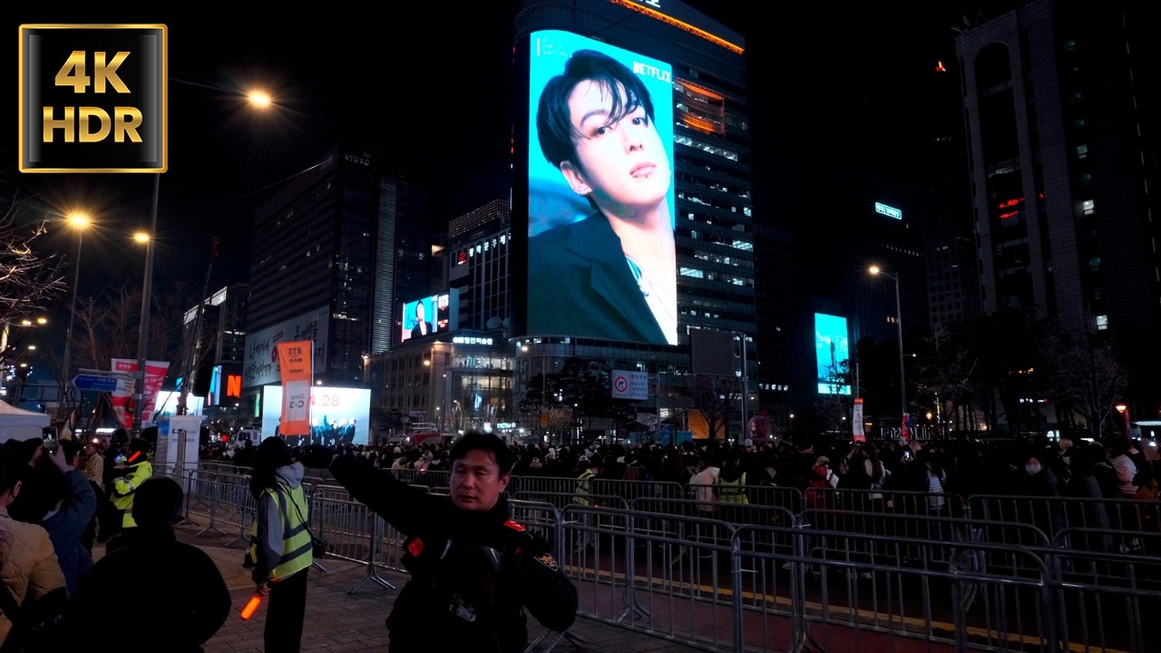 1 Hour Before Seoul BTS Concert! Vivid Scene of Sejong-daero & City Hall Square Packed with ARMYs 💜