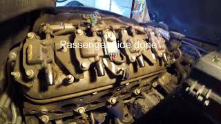C6 Corvette Hinson Motorsports Poly engine/trans mounts install Part 1.