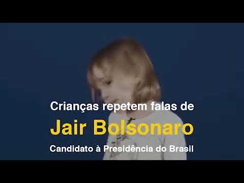 Crianças repetem fala de Bolsonaro