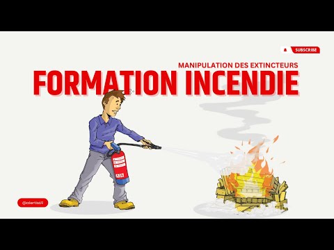 Formation incendie alertis. Manipulation des extincteurs et évacuation