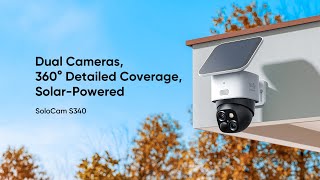 كاميرا Eufy Security S340 باللونين الأسود والأبيض (T81703W1)