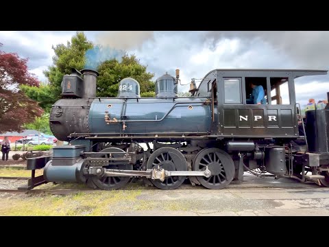 Seattle Trains: Snoqualmie Valley Railroad on Father's Day 2022 - NPR 924 Steam Locomotive 60fps P1