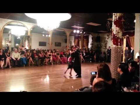 Maximiliano Cristiani and Virginia Pandolfi at Milonga Querida - El Olivo