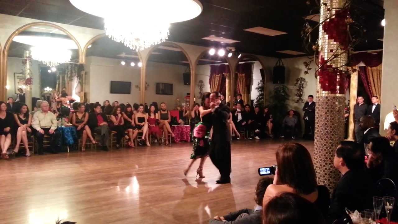 Maximiliano Cristiani and Virginia Pandolfi at Milonga Querida - El Olivo
