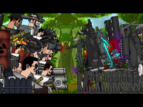 Titan Camera Man, Titan Speaker Man, Titan TV Man VS Skibidi Toilet Boss - DC2.