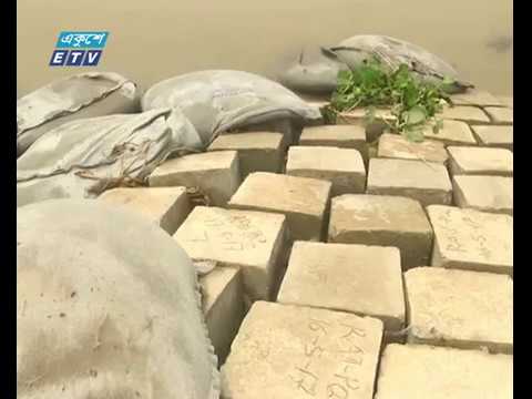 বারবার ভাঙ্গছে রাজশাহী শহর রক্ষা বাঁধ