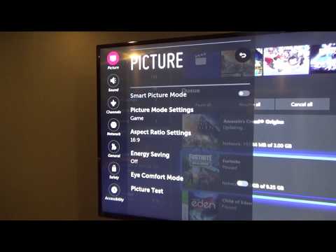 LG UJ6200 setting up HDR