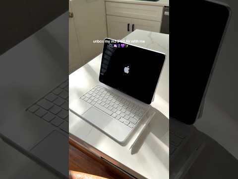 ASMR iPad Air M3 Purple – Relaxing Apple Unbox Sounds ✨💜