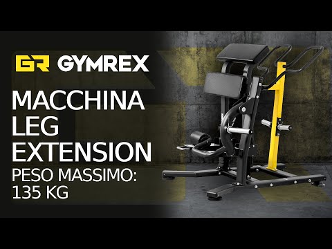 Video - Macchina leg extension - 135 kg