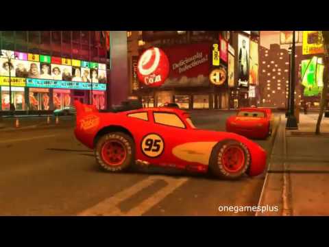 Thirty jumps Lightning McQueen Disney car Jumps Off Roof crash test