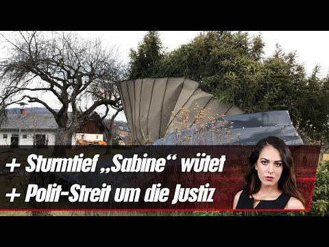 Sturmtief Sabine wütet ++ Polit Streit um Justiz | krone.at NEWS