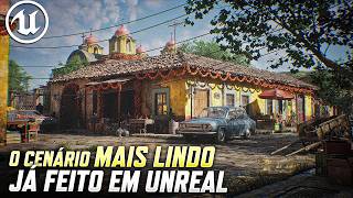 Cara, que cenário LINDO esse feito em Unreal Engine 5 - Dia de los Muertos