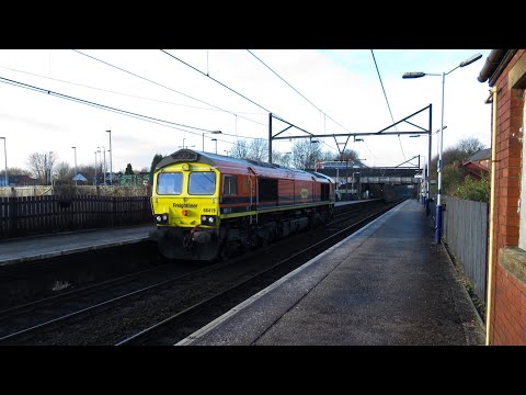 Freightliner Class 66 No. 66419 on 0H67 Crewe B.H - Guide Bridge Yd @ Guide Bridge on 03.12.19 - HD