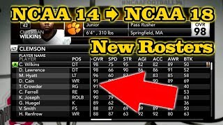 NCAA Football 14: How to Update Rosters to 2017 - 2018 Season (Xbox 360 & PS3)
