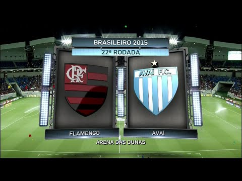 Campeonato Brasileiro 2015 Flamengo 3 x 0 Avaí  02 09 2015 HD