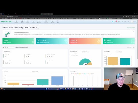 A step-by-step tutorial demonstrating the features and usage of the Markate CRM software.