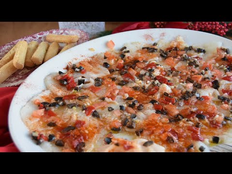 👌 Carpaccio de bacalao muy fácil Y ESTÁ BUENÍSIMO !!