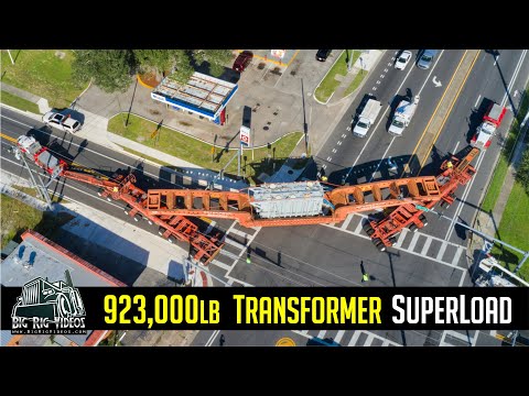 923,000 lb Transformer Superload - Beyel Brothers Crane & Rigging