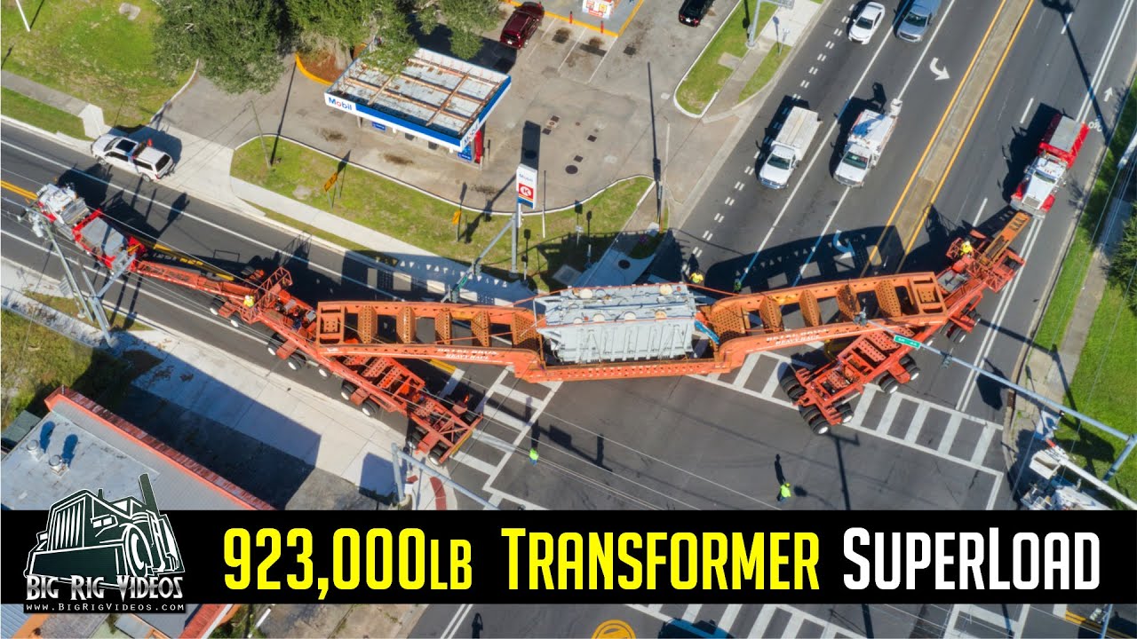923,000 lb Transformer Superload - Beyel Brothers Crane & Rigging