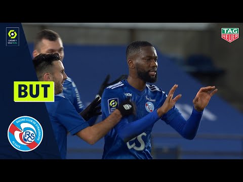 But Jean-Eudes AHOLOU (70'-RC STRASBOURG ALSACE) RC STRASBOURG ALSACE - STADE BRESTOIS 29 2-2 20/21