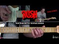 Red Barchetta Guitar Lesson Full Song Rush