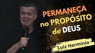 PERMANEÇA no PROPÓSITO de DEUS para sua VIDA || Luiz hermínio